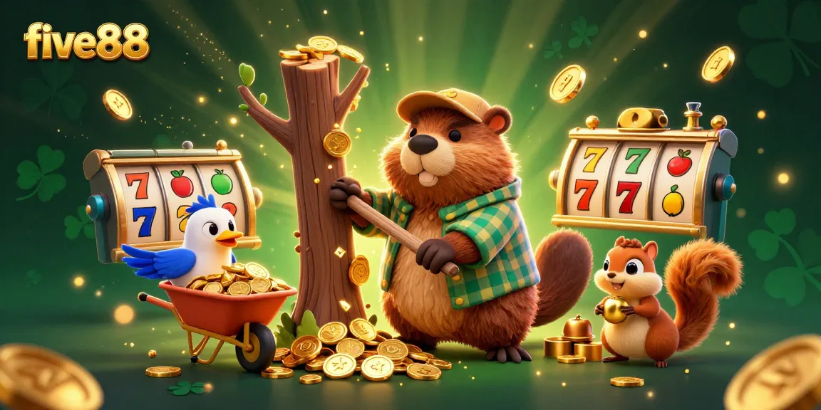 Engage with five88 and enjoy thrilling slot jackpots alongside adorable cartoon characters.