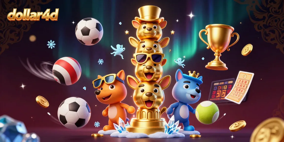 Engage with dollar4d's thrilling betting experience through vibrant characters and dynamic casino elements.