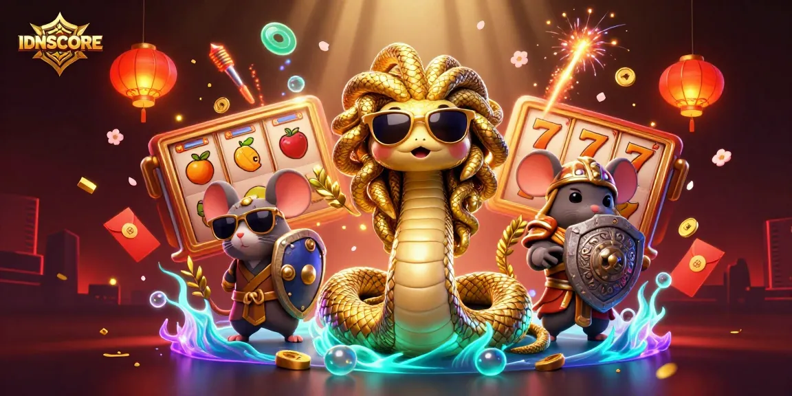 Engage with IDNSCORE by enjoying colorful slot games and dazzling casino elements.