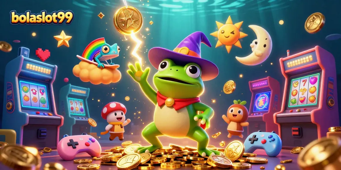 Engage with bolaslot99, a vibrant casino-themed adventure full of 3D characters and golden winning elements.