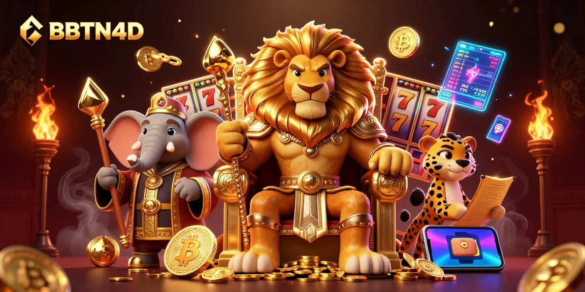 BBTN4D menghadirkan permainan slot dengan jackpot besar dan tema menarik dalam ilustrasi 3D.