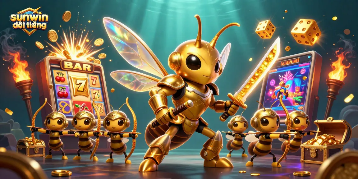 Experience the excitement of sunwin đổi thưởng with a dynamic 3D casino scene featuring engaging characters and vibrant gameplay elements.
